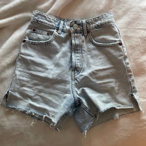 Zara blue jean shorts